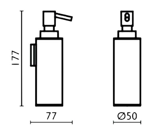 Duero  Zeep dispenser chroom DU5010-51